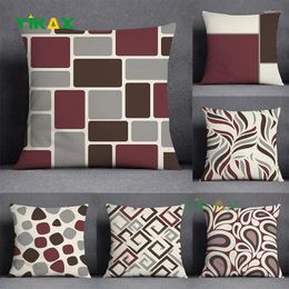 Pillow Geometric Color Pillowcase Home Decoration Square Office Cover Pillows For Bedroom