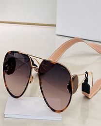 Popular designer women Sunglasses Bobby A1U Oval shape frame Removable lanyard glasses fashion simple style top quality AntiUltra5027712