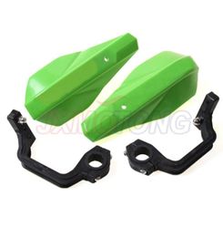 Parts Cool Plastic Handle Bar Brush Hand Guards Handguard Protector Protection Dirt Bike Street Motorcycle Motocross ATV Green2427961