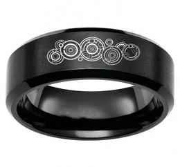 Fashion Doctor Who Seal Of Rassilon Symbol Rings Stainless Steel Band Mens Jewelry Gift Size 61361950949757738