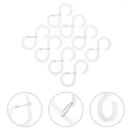 Hooks 8 Pcs Hanger Hangers Hook Punch Free S-shaped Household Hanging Pp Wardrobe Clothes