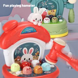 Baby light and music whack-a-mole game console, multi-functional knock-knock educational toy for infants and young children