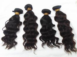 Affordable Factory 100 Percent Indian unprocessed Beach Water Wave No Chemical Glossy Hairs 3pcslot1007655