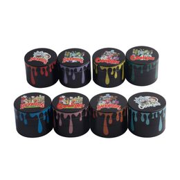 50MM 4 layers Tobacco Smoking Grinder Metal Grinders with 12 pictures Dry Herb Vaporizer CNC Teeth Filter Z164