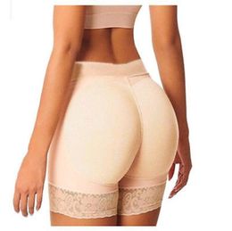 Pants Sexy Boyshort Panties Woman Fake Ass Underwear Push Up Padded Panties Buttock Shaper Butt Lifter Hip Enhancer6577890