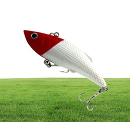 Hengjia 8pcs Hard VIB Fishing Bait 8CM 118G plastic VIB Fishing lure crankbait bass fishing tackle2167581