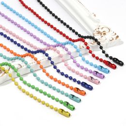 20pcs/lot Ball Beads Chains Fits Key Chain/Dolls/Label Hand Tag Connector For DIY Bracelet Jewelry Making Accessorise 12cm
