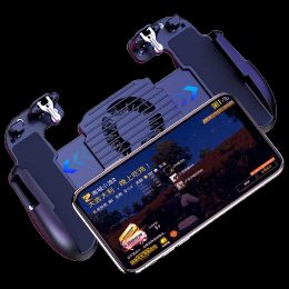 Gamepads H5 Multi Function Cooling Fan ABS Alloy Game Handle for PUBG Mobile Phone Gaming Accessorie Gamepad Controller for IPhone XS Max