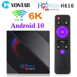 Box VONTAR H96 Max H616 Smart tv box android 10 4g 64gb 1080p 4K BT GooglePlay Store Youtube H96Max Media Player Set top Box