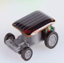 Wholesale Hot sale ular Smallest Mini Car Solar Powered Toy Car New Mini Children Solar Toy Gift Free shipping4835342