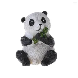 Garden Decorations 2X Resin Panda Fairy Ornament Miniature Bonsai Terrarium Home Decor #3