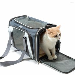 Cat Carriers Pet Portable Breathable Foldable Bag Dog Carrier Bags Outgoing Travel Pets Puppy Handbag Transport