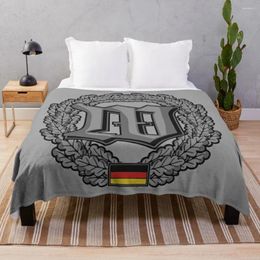 Blankets Wachbataillon (Guard Battalion) - German Bundeswehr Throw Blanket Embroidered For Sofa