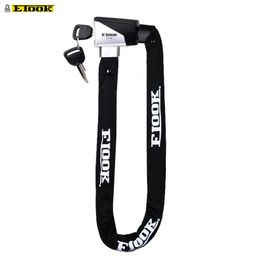 ETOOK Antitheft Bicycle Lock Scooter High Security Bike for MTB Road Heavy Duty Chain with Key y240401