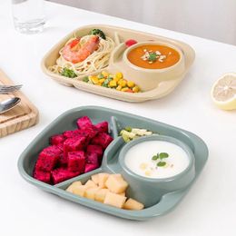 Plates Creative Divided Plastic Modern Simplicity Household Tableware Multi-purpose Students And Children Barbecue Picnic Plate