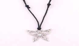 X2 One Piece Silver Butterfly Penram Pendant with Purple amulet jewelry8639145