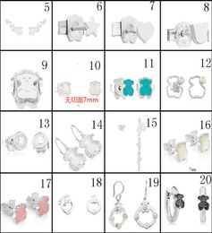 2020 100 925 Sterling Silver Bear Stud Earrings Classic Pierced Stud Earrings Jewellery Manufacturers Whole 29121732