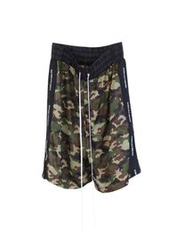 Mens Summer Shorts Pants Patrick Camouflage Ribbon Mesh Shorts Casual Fashion Drawstring Running Shorts Fitness High Street1524260