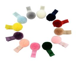 Baby Hair Clips Hairpins Cute Full Ball Mini Grosgrain Ribbon Clips Hairgrips Girls Bowknot Hair Clips Kids Hair Accessories 20 Co9633303