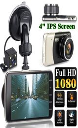 4 Inch IPS HD 1080P Car Driving Recorder Vehicle Camera Car DVR Driving Recorder Dashcam Night Vision G Sensor Support Russian5085053