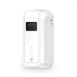 Liquid Soap Dispenser Automatic Hand Sanitizer Wall Mounted 1100ml Touch-Free Sensor Spraying/ Drop