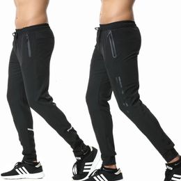 Men Sports Running Pants zipper pocket Athletic Football Soccer pant Training sport Legging jogging Gym Trousers 240412