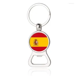 Keychains Spain Keychain Flag Italy Portugal Greece Romania Croatia Andorra Foreign Friends Gift