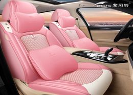 21 year Car Seat Covers full set For Sedan SUV Durable Leather Universal Five Seats Set Cushion Mats For 5 seat Seater car Fashion4008133