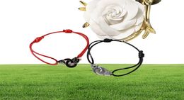 Women and man size bracelet Handmade Rope Titanium Stainless Steel manacle for dinhvan wish meaning jewe4397908