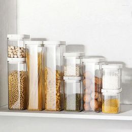 Storage Bottles Food Container Kitchen Snack Nut Refrigerator Crisper Plastic Jar Coffee Bean Oatmeal