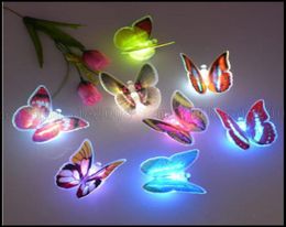 Colorful Changing Butterfly LED Night Light Lamp Home Room Party Desk Wall Decor LLWA1991904725