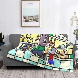 Blankets TROTRO Anime Fleece All Season Kids Baby Boys Girls Gift Portable Lightweight Throw Blanket For Home Bedroom Bedspreads