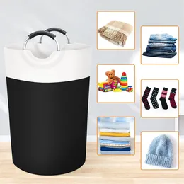 Laundry Bags 90L/82L Large Basket Freestanding Tall Clothes Hamper Collapsible Bag Storage Bucket Without Cover