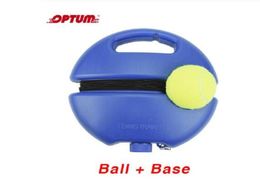 Heavy Duty Tennis Training Tool Exercise Tennis Ball Sport Selfstudy Rebound Ball With Tennis Trainer Baseboard Sparring Device7024949