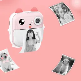 Digital Cameras Kids Camera Instant Print Po Mini Video For Thermal Paper 32G TF Card Educational Gift