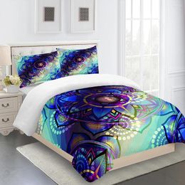 Bedding Sets Home Textiles Comforter Duvet Cover And Pillowcases Bohemian Style Colourful Full Size Bedroom Soft Quality Custom