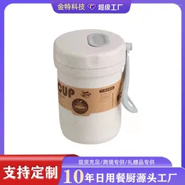 Other Bird Supplies Cup Water Summer Casual Insulated Plastic Microwave Sealed Soup Can For R Year Gift