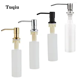 Liquid Soap Dispenser Tuqiu Kitchen Sink Stainless Steel Bathroom 300ML Black/Gold/Chrome/Nickel