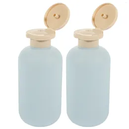 Liquid Soap Dispenser Plastic Bottles Lids Travel Containers For Toiletries Lotion Flip Cap Shampoo Toiletry