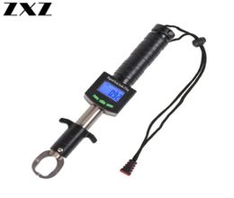 Digital Electronic Display Sea Fishing Grip with Weight Ruler Stainless Steel Clip Control Catcher Fish Tool Gripper Grabber291T6073251