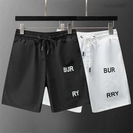 Shorts Swim Trunks Cotton Drawstring Summer Beach Stretch Twill with Pockets Relaxed Casual Swimming Bathing Suit Quick Dry Black White