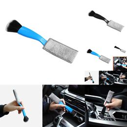 2024 2024 Car Air Conditioner Air Outlet Cleaning Brush Car Interior Cleaning Tool Can Replace The Cloth Cover Soft Hair Dust Brush