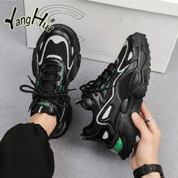 Casual Shoes Korean Style Mesh Breathable Sneakers Men 2024 Fashion Couple Thick Bottom Anti-slip Running Sports Summer