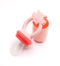 Fruit Feeder Baby Feeding Tool With Teether Soft Newborn Pacifiers Kids Fresh Food Bpa Silicone Nipple Teat7378114