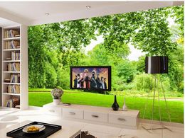 Wallpapers 3D Landscape Greenery Grass Wall Mural Po Wallpaper Europe Home Decoration Custom