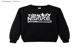 Men039s Hoodies Sweatshirts Naughty By Nature Old School Hip Hop Rap Skateboardinger Music Band 90s Boy Girl Black Cotton Men7139238