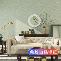 Wallpapers Retro Light Luxury Wallpaper Self-adhesive Simple Plain Solid Colour Bedroom Living Room Wall Decor