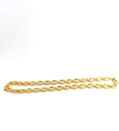 Men039s Solid 14 K Yellow Fine Gold GF Sun Character Necklace Rings LINK Chain 24quot 10mm Birthday Valentine Gift valuable4026311