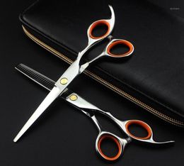 Professional Japan 440c 6 Inch Hair Scissors Set Cutting Barber Makas Haircut Scissor Thinning Shears Hairdressing Scissors11237895