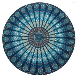 Tapestries Mandala Hawaii Sunproof Round Beach Throw Tapestry Hippy Boho Gypsy Tablecloth Shawl 60 Inches